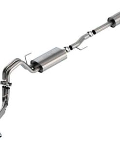 Alternative view of Borla F-150 2021 3.3L CC SB EC STB XL/XLT/Lariat/KR/Plnm/LTD 3/2.25 DSE Cat-Back ATAK Chrome Tips