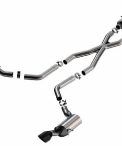 Borla 15-21 Jeep Grand Cherokee SRT 6.4L V8 AWD S-Type Cat-Back Exhaust System - Black Tips T-304SS