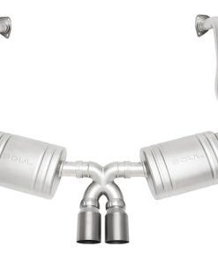 SOUL 09-12 Porsche 987.2 Cayman / Boxster Valved Exhaust - Straight Cut Titanium Tips