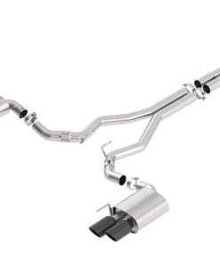 Borla 2018 Ford Mustang GT (A/T / M/T) 3in ATAK Catback Exhaust w/o Valves w/ Black Chrome Tips