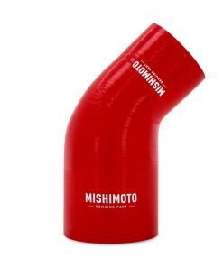 Mishimoto Silicone Reducer Coupler 45 Degree 2.5in to 3.5in - Red