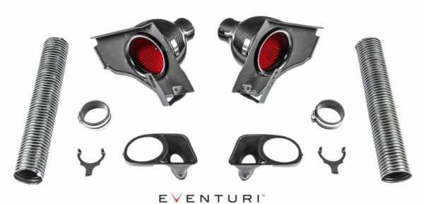 Alternative view of Eventuri BMW E39 M5 - Black Carbon Intake