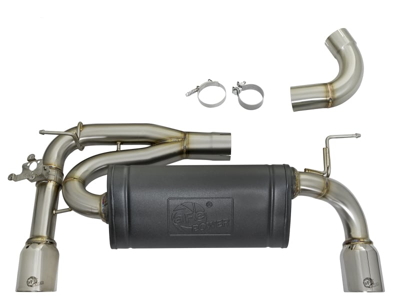 aFe MACHForce XP 16-17 BMW 340i/iX 440i/iX L6-3.0L (t) SS Axle-Back Exhaust w/Polished Tips - Image 8