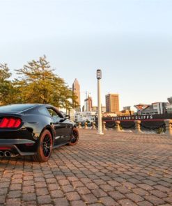 Alternative view of Corsa 15-16 Ford Mustang GT 5.0 3in Axle Back Exhaust Polish Quad Tips (Sport)