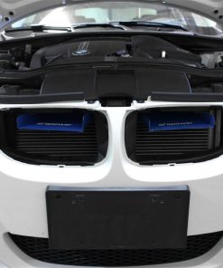 Alternative view of aFe MagnumFORCE Intakes Scoops AIS BMW 335i (E90/92/93) 07-13 L6-3.0L (Blue)