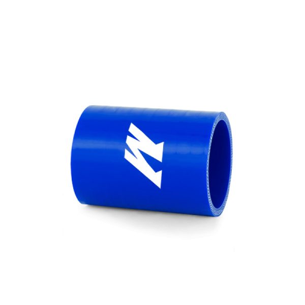 Alternative view of Mishimoto 2.0in Straight Coupler - Blue
