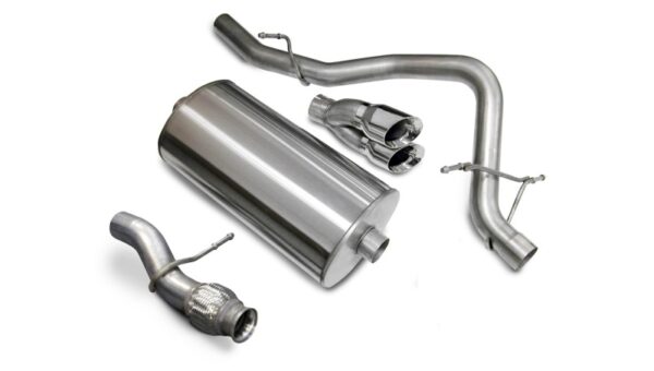Alternative view of Corsa 09-11 Chevrolet Tahoe 5.3L V8 Polished Sport Cat-Back Exhaust
