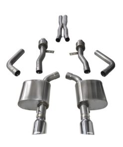 Corsa 15-16 Dodge Charger SRT / Scat Pack / R/T 6.4L Polished Sport Cat-Back Exhaust