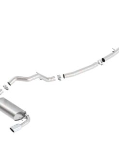 Borla 16-17 Ford Focus RS 2.3L MT Round Angle-Cut Tips Split Rear Exit ATAK Catback Exhaust