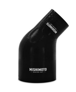 Mishimoto Silicone Reducer Coupler 45 Degree 2.5in to 4in - Black