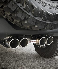 Alternative view of aFe Rebel Series 2.5in 304 SS Cat-Back Exhaust w/ Polished Tip 18-20 Jeep Wrangler (JL)