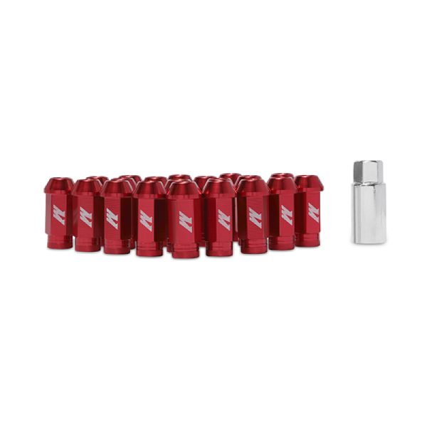 Alternative view of Mishimoto Aluminum Locking Lug Nuts M12 x 1.25 - Red