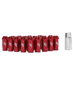 Alternative view of Mishimoto Aluminum Locking Lug Nuts M12 x 1.5 - Red