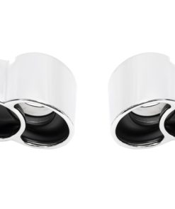 SOUL 00-05 Porsche 996 Turbo X-50 Style Bolt-On Tips - Polished Chrome