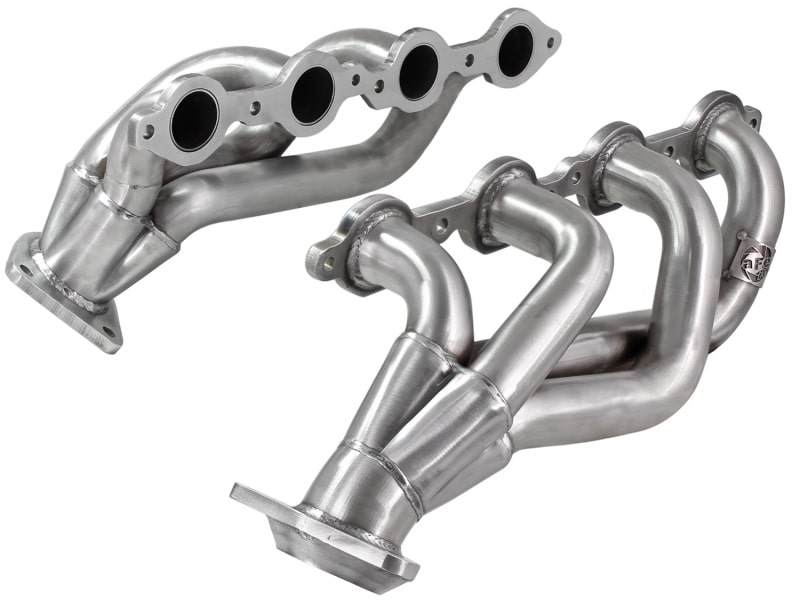 aFe Power Twisted Steel Headers 409 Stainless Steel 02-13 GM Silverado/Sierra 1500 V8 GMT800/GMT900 - Image 2