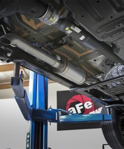 Alternative view of aFe Rock Duster 3in 409 SS Cat-Back Turn-Down Exhaust 2018+ Jeep Wrangler (JL) V6 3.6L