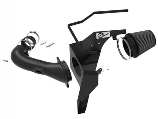 Alternative view of aFe Magnum FORCE Stage-2 Pro DRY S Cold Air Intake System 15-17 Ford Mustang GT V8-5.0L