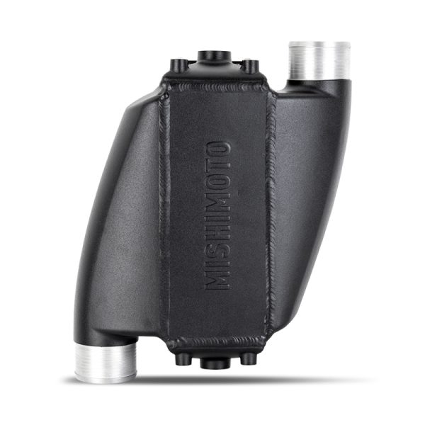 Alternative view of Mishimoto Universal Air-To-Water Intercooler Single Pass (1000hp) - Opposite Side Inlet/Outlet