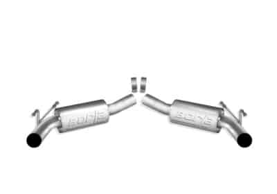 Alternative view of Borla 2010 Camaro 6.2L ATAK Exhaust System w/o Tips works With Factory Ground Effects Package (rear