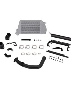 Mishimoto 2015 Subaru WRX Top-Mount Intercooler Kit - Polished Cooler & Black Pipes