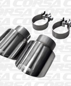 Alternative view of Corsa 10-14 Volkswagen R Mk6 Polished Two 4.0in Polished Pro-Series Tips