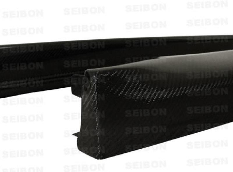 Seibon 08-09 Mitsubishi Evo X OEM-style Carbon Fiber Side Skirts - Image 3