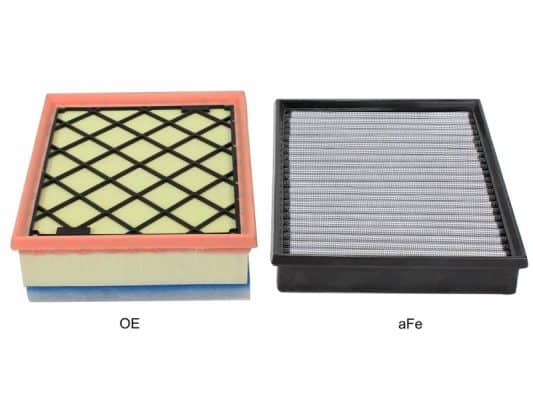 Alternative view of aFe MagnumFLOW OEM Replacement Air Filter PDS 13-16 Ford Fusion 1.5L/1.6L/2.0L EcoBoost/2.5L