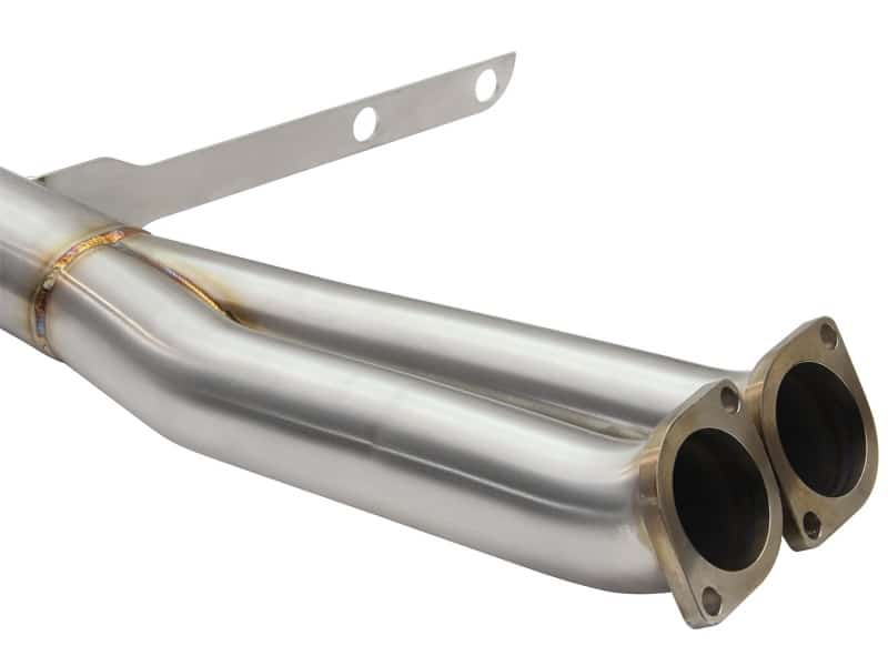 aFe MACHForce XP SS-304 Black Tip 3.0in-2.5in Dia Cat Back Exhaust 11-13 BMW 335i (E90/E92) 3.0L - Image 5