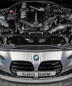 Alternative view of Eventuri BMW G8X M3 - Black Gloss Carbon Intake