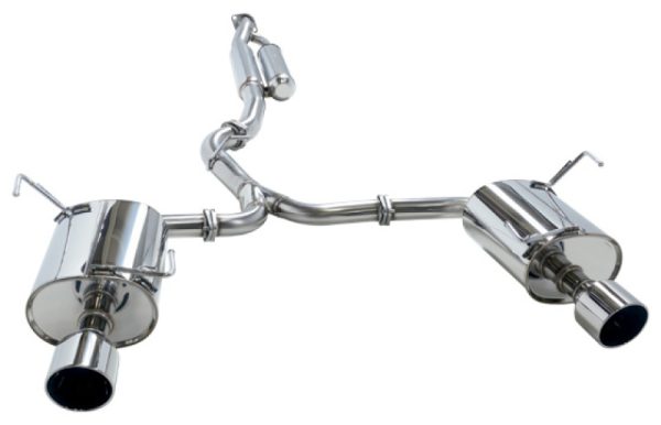 Alternative view of HKS SUPER TURBO MUFFLER VAG WRX S4