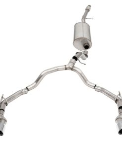 Corsa 21-22 Chevrolet Suburban/GMC Yukon XL 5.3L 4WD Dual Rear 3in - 2.75in CatBack DW 4in Pol Tips