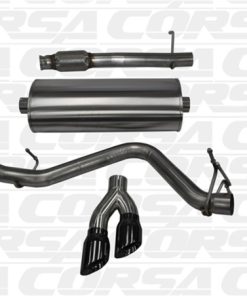 Corsa 14 GMC Sierra/Chevy Silv 1500 Reg. Cab/Long Bed 5.3L V8 Black Sport Single Side CB Exhaust