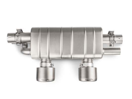 Alternative view of Akrapovic 16-17 Porsche 911 Carrera S/4/4S/GTS (991.2) Slip-On Line (Titanium) w/ Titanium Tips