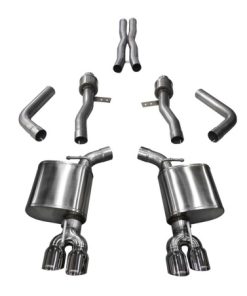 Corsa 17-18 Dodge Challenger 5.7L V8 Sport Cat-Back Dual Rear Exit w/3.5in Polished Tips