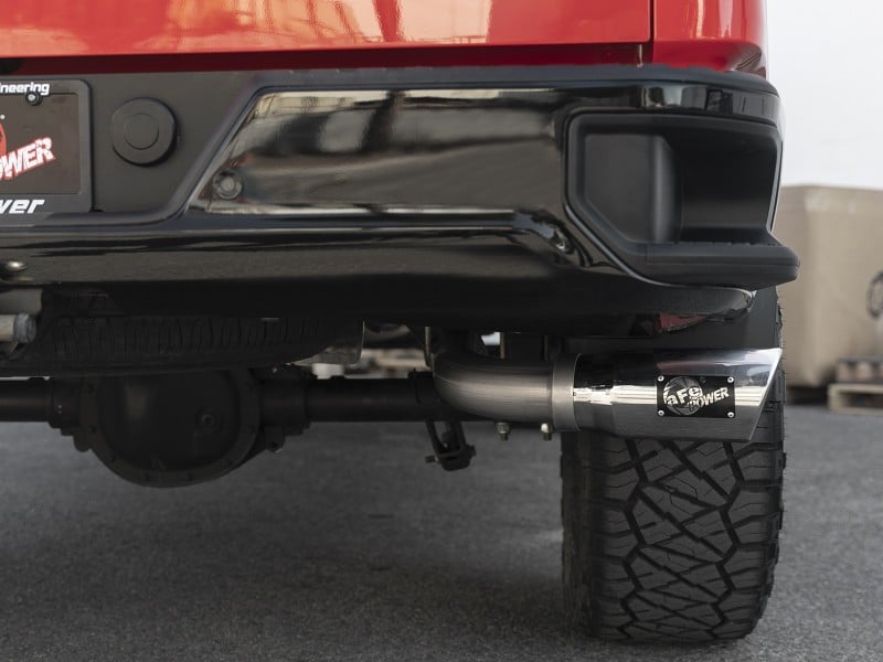 afe Apollo GT Series 19-20 GM 1500 2.7L (t) 409 SS CB Exhaust System w/Polished Tip - Image 5