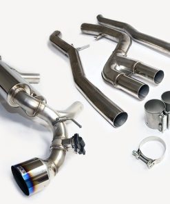 Alternative view of HKS 2019+ Toyota GR Supra w/o OPF Dual Hi-Power Titanium Tip Catback Exhaust