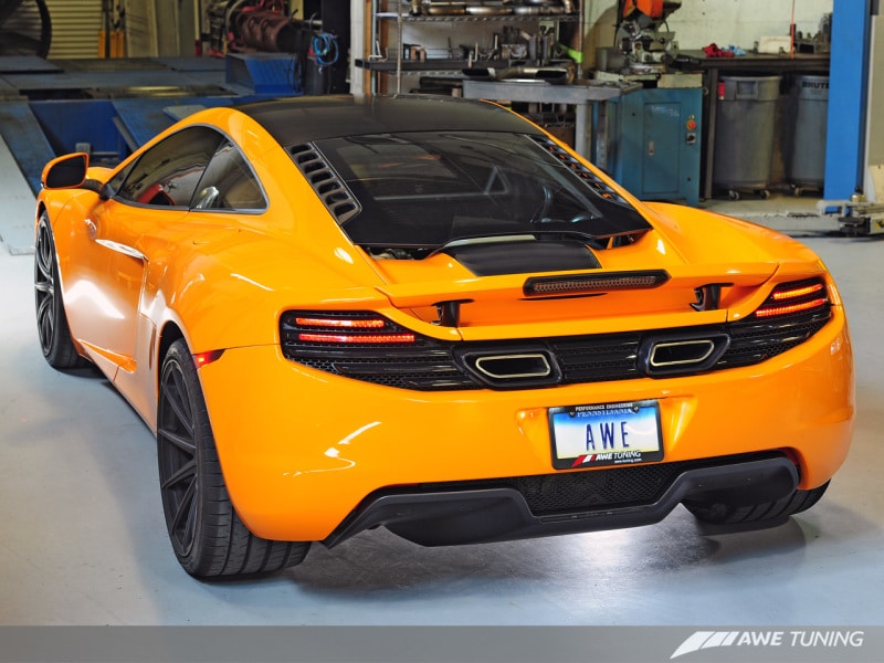AWE Tuning McLaren MP4-12C Performance Exhaust - Machined Tips - Image 5
