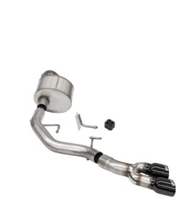 Corsa 2021-2022 Ford F-150 Regular Cab/6.5in Bed 5.0L V8 Xtreme Cat-Back Front of Tire Exit-Black PV