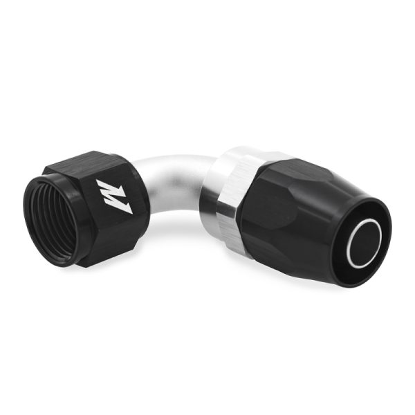 Alternative view of Aluminum -6AN 90 Degree Fitting - Black
