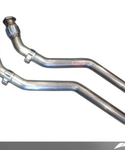 Alternative view of AWE Tuning Audi B8 4.2L Non-Resonated Downpipes for S5