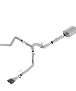 Alternative view of Borla 19 Chevrolet Silverado/GMC Sierra 1500 6.2L SS ATAK Catback Exhaust - Black Chrome Tips
