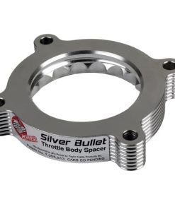 aFe 11-14 Ford Mustang/ 11-14 Ford F-150 V6 3.7L Silver Bullet Throttle Body Spacer - Silver