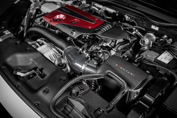 Alternative view of Eventuri Honda FK8 Civic Type R - Black Carbon Intake
