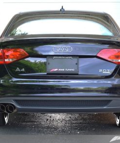 Alternative view of AWE Tuning Audi B8 A4 Touring Edition Exhaust - Single Side Diamond Black Tips