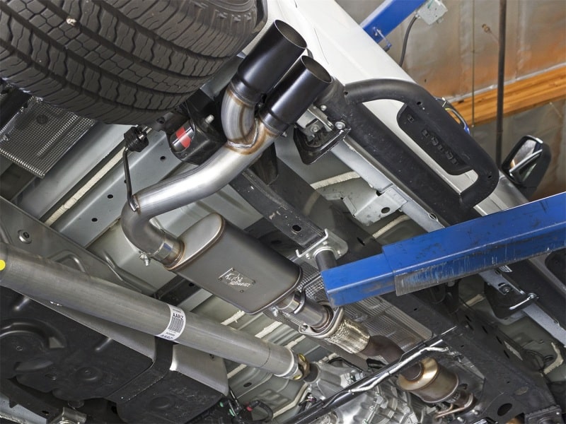 aFe MACH Force-Xp 3in 409 SS Cat-Back Exhaust w/ Black Tips 17-18 GM Colorado/Canyon V6-3.6L - Image 3