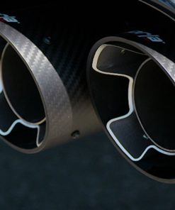 Alternative view of Borla 2018 Grand Cherokee Trackhawk 6.2L V8 AT AWD 4DR 3in Carbon Fiber Tip Kit