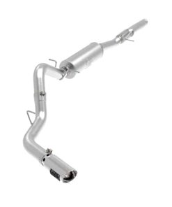 aFe Apollo GT Series 4in 409SS Cat Back Exh System Polished Tip 14-18GM Silverado 1500 V8-6.2L