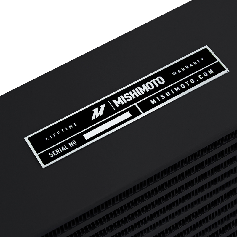 Mishimoto Heavy-Duty Oil Cooler - 17in. Opposite-Side Outlets - Black - Image 4
