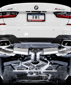 Alternative view of AWE Tuning 2019+ BMW M340i (G20) Resonated Touring Edition Exhaust (Use OE Tips)
