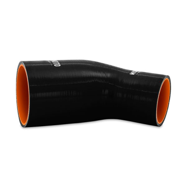 Alternative view of Mishimoto Silicone Reducer Coupler 45 Degree 2.5in to 3.5in - Black